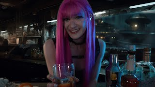 Futuristic Bartender  Calming Evening in a Flying Hotel  SCIFI ASMR [upl. by Yliah]