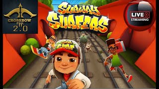 SUBWAY SURFERS LIVE STREAMING shortslive FT CROSSBOWPSK20 ROAD TO 500K DEC01 [upl. by Htebaras]