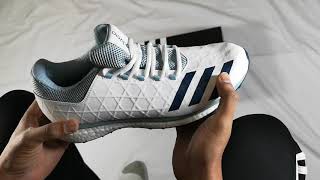 At a Glance Ep 19  The 2019 Adidas SL22 Boost Cricket Shoes [upl. by Nohsed191]