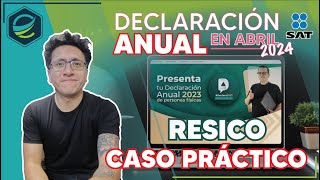 ►🔥DEVOLUCIÓN DE IMPUESTOS RESICO PERSONA FISICA ABRIL 2024 ISR SAT🔥 [upl. by Orly765]