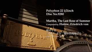 Polyphon 22 12quot Disc No9280 Martha The Last Rose of Summer [upl. by Joycelin994]