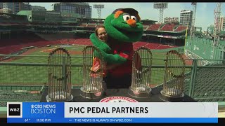 PanMass Challenge riders meet their pedal partners at Fenway Park [upl. by Laeria]