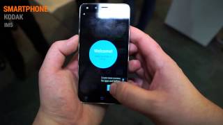 MWC 2015 Kodak IM5 Smartphone Hands On Test  Deutsch  German ►► notebooksbilligerde [upl. by Ayokal87]