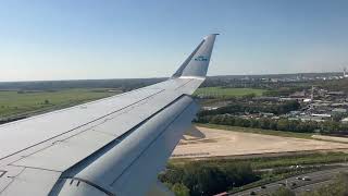 POLDERBAAN LANDING KLM  E175 Landing at Amsterdam AMS [upl. by Hillier]