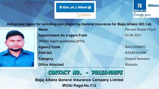 bajajallianz generalinsurance health insurance [upl. by Eshman]