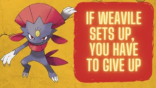 If weavile sets up you must give up  Weavile sweep  Pokemon Showdown [upl. by Amil708]