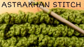 How to crochet the ASTRAKHAN stitch  LAMB stitch  SHEEP stitch ♥ CROCHET LOVERS [upl. by Neehar928]