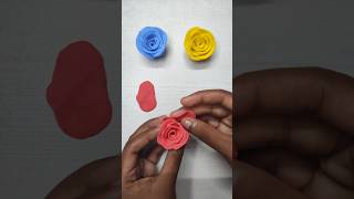 Rose making using clay 🌹 ytshorts diy youtubeshorts rosemaking claycraft viral reels [upl. by Creamer552]