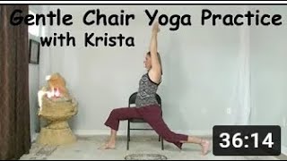 Gentle Chair Yoga Practice [upl. by Gerrit]