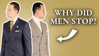 Why Did Men Stop Wearing DoubleBreasted Suits [upl. by Wivinah]