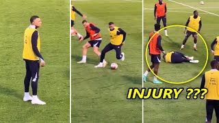 KYLIAN MBAPPE INJURY  Mbappe Fake Dive in France Training Session [upl. by Irrej100]