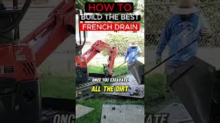 Build a FRENCH DRAIN Like a PRO 3 Simple Steps to Save Your Yard [upl. by Yerhcaz136]