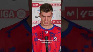 🎙️ Sørloth valoró el Atleti 20 Las Palmas [upl. by Wiskind]