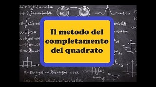 Il metodo del completamento del quadrato equazioni di secondo grado ellisse e iperbole  esercizi [upl. by Terri182]