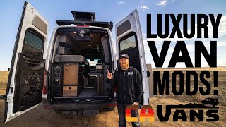 Turning my van into a LUXURY HOTEL  Storyteller Overland x Canyon Adventure Vans [upl. by Sadonia]