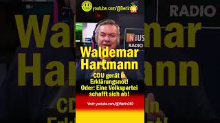 Waldemar Hartmann Waldi CDU NiUS stimmt Journalist Fernsehmoderator Sportreporter ard [upl. by Ahsilad]