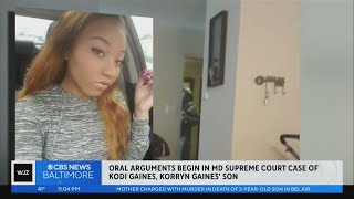 Marylands highest court hears arguments on qualified immunity in 2016 police shooting of Korryn Gai [upl. by Ariek609]