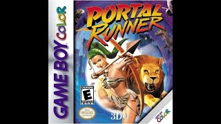 Portal Runner for Game Boy Color Review [upl. by Weinreb]