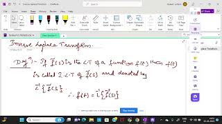 Inverse Laplace Transform  Definition Of Inverse Laplace Transform laplacetransformations [upl. by Alek904]