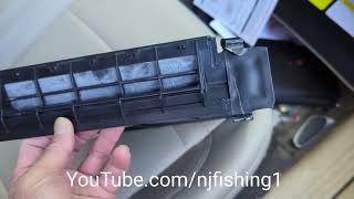 cabin air filter replacement  Hyundai Veracruz [upl. by Naitsabas]