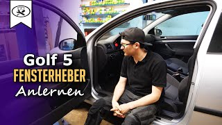 VW Golf 5 Fensterheber anlernen  Teach in Golf 5 window regulators  VitjaWolf  Tutorial  HD [upl. by Eelan]