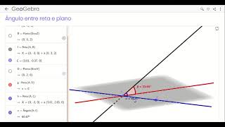 Semana 4  Ângulos entre reta e plano entre planos e distâncias [upl. by Lengel]