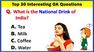 Top 30 INDIA Gk Question and Answer  Gk Questions and Answers  GK Quiz  Gk Question GK GS GK21 [upl. by Jerald96]