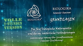 Die 5 biologische Naturgesetze und die natürliche Veränderungen SeminarEinführung 2h biologika [upl. by Reimer]