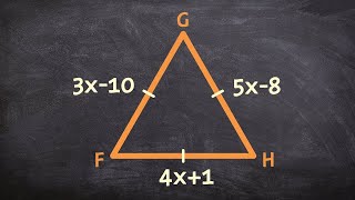 How to find the measure of each side of an equilateral triangle [upl. by Jeffery]