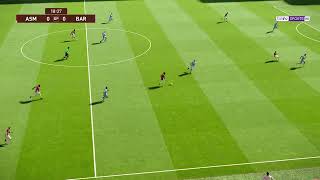 Monaco vs Barcelona Mastering eFootball PES 2021 Insane Gameplay Highlights [upl. by Essej]