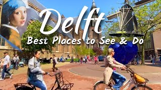 💙 DELFT NETHERLANDS DAY TRIP TOUR GUIDE 2023  POPULAR TOURIST DESTINATION [upl. by Wakeen]