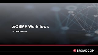 CA DatacomAD  What are zOSMF Workflows [upl. by Atirahc]