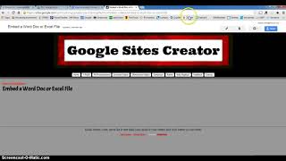 Embed a Word Doc PDF or Excel file into your Google Site [upl. by Sgninnej]