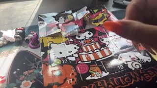 Hello Kitty Halloween advent calendar ￼ asmr halloween hellokitty voiceover ￼ [upl. by Jocelyn]