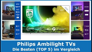 Die besten Philips Ambilight LED TVs amp Fernseher 2024 TOP 5 🥇 Testsieger Vergleich gut amp günstig [upl. by Nayrbo823]