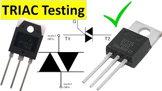 Learn how to test TRIAC with a multimeter what is TRIAC amp how TRIAC works [upl. by Daffodil]