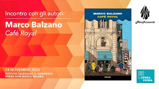 MARCO BALZANO a Nerofrizzante presenta Café Royal  Salesiani Milano [upl. by Oiralih214]