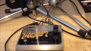 Electro Harmonix The Worm Effects Pedal Demo  Auto Wah Phaser Tremolo Vibrato [upl. by Kwapong]