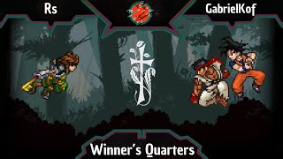 SSF2 Dead Zone Tournament  Winners Quarters  Rs Sora Vs GabrielKof Ryu Goku [upl. by Adiaros]