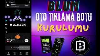 BLUM OTO TIKLAMA BOTU KURULUMU blum blumcoin otoclicker auto airdrop bitcoin [upl. by Silva]