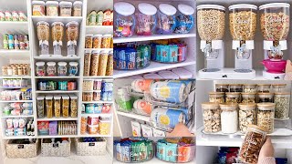 ULTIMATE PANTRY ORGANIZATION  Satisfying Clean and Pantry Restock Organizing on a Budget [upl. by Aylsworth]