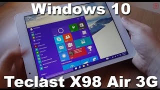 Teclast X98 Air 3G Windows 10 build 9926 Review [upl. by Pricilla]