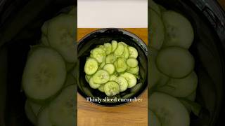 Cucumber salad shortfeed shorts ytshorts youtubeshorts [upl. by Vardon]