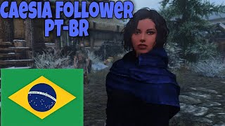 Skyrim Caesia Follower Tradução PTBR Xbox One [upl. by Juli]