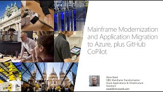 Mainframe Modernization amp Application Migration to the Cloud [upl. by Htiekal383]