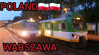 POCIĄGI WARSZAWA STACJA POWIŚLE TREN EN VARSOVIA [upl. by Devora]