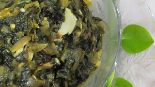 Basale Soppu Palya  Malabar Spinach Recipe  Green leaf recipe  Super healthy recipe [upl. by Va]