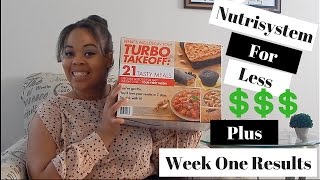 Lose Weight on Nutrisystem  Week 1 Results  Money Saving Tips [upl. by Katrine]