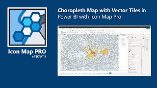 Creating a Choropleth Map bound to Vector Tiles with Icon Map Pro for Power BI [upl. by Atena]