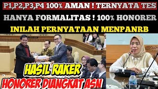 VIRAL PERNYATAAN MENPANRB  TES HANYA FORMALITAS amp 100 HONORER DIANGKAT ASN PPPK 2024 [upl. by Liva]